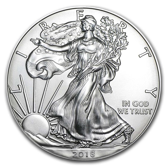 2018 1 oz Silver American Eagle BU 2018 1 oz Silver American Eagle BU
